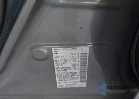 2015 Nissan Rogue Sl z USA, uszkodzony, nr VIN 5N1AT2MV8FC763545